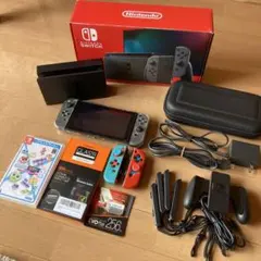 【使用品】Nintendo Switch　本体　バッテリー強化版＋フルセット