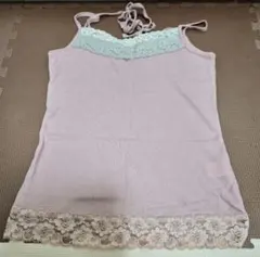 【送料無料】レディース キャミソール　M　ピンク