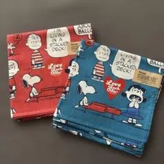 PEANUTS スヌーピー ハンカチ2枚セット