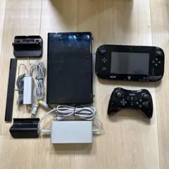 Nintendo Wii U 本体 ブラック 32GB 各種セット