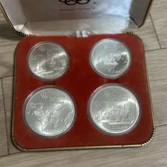 カナダモントリオール五輪1976年銀貨プルーフ4枚セットシリーズⅦ