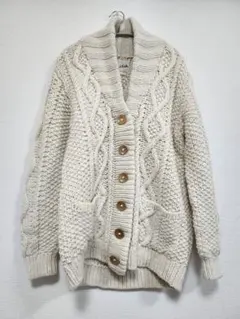 りまさま専用 estelle ケーブルニットカーディガン 元値2.4万円