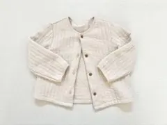無印良品　アイボリー　カーディガン （100cm）