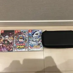 Nintendo Switch ゲーム3本セット + ケース