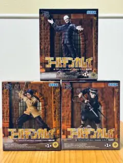 [未開封 送料込み]ゴールデンカムイ フィギュア 3体セット