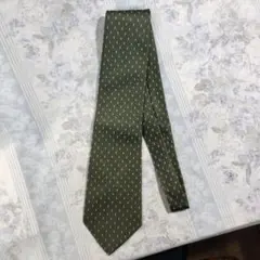 CHAPS RALPH LAUREN ネクタイ オリーブ ドット柄のサムネイル