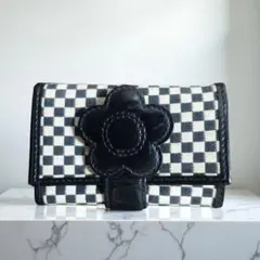 MARY QUANT マリークワント チェック柄 5連キーケース