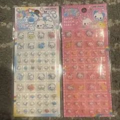 あわわちゃん・HappyMarchドロップブロックシール タイルシール セット