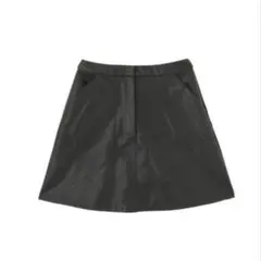 4月末まで値下げ★EMODA 台形レザースカート