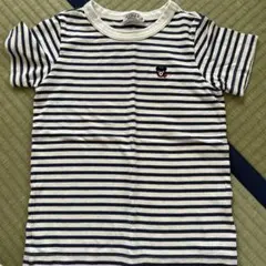 DOUBLE_B ボーダー 半袖Tシャツ 110cmのサムネイル