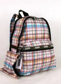 LeSportsac チェック柄 リュック ポーチ付きのサムネイル