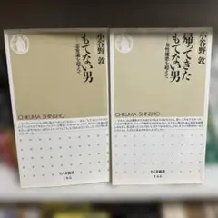 もてない男 帰ってきたもてない男 小谷野敦 2冊セット