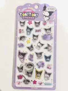 Toki! Toki! クロミ 3Dステッカーセット　韓国サンリオ公式ライセンス