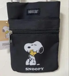 【新品】 スヌーピー スマホショルダー バッグ スマホポシェット 斜めがけ 軽量