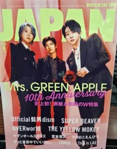 【音楽雑誌】Rockin' On JAPAN 2025年8月号