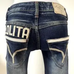 LOLITA ロゴデニム クロップド Y2K 平成ギャルのサムネイル