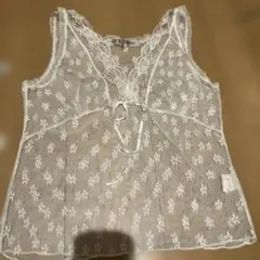 ホワイトレースキャミソール