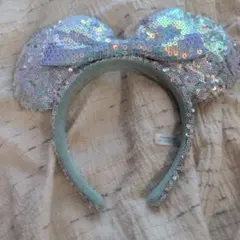 ディズニー ミニー スパンコール カチューシャ