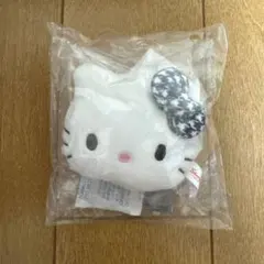 フェイス形マスコットホルダー（I Love Hello Kitty）　ブラック