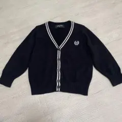 ☘️コムサイズム　カーディガン　ネイビー　90