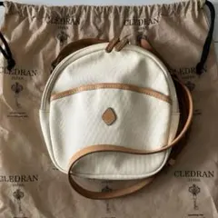 CREDRAN クレドラン キャンバス ショルダーバッグ 丸型