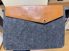 13インチのウールフェルト レザー ノートPCケース