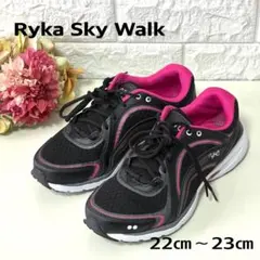 【美品】Ryka ライカ SKY WALK ウォーキングシューズ 23cm 黒のサムネイル