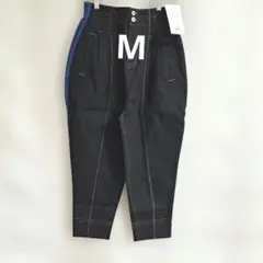 SUPERLADY　紡錘型デニムパンツM　ブラック