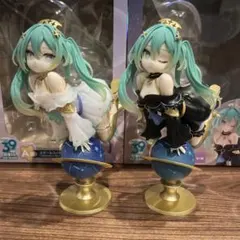 初音ミク　タイトーくじ　フィギュア2点セット
