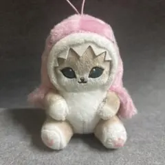新品タグ付き mofusand パステルサメにゃん マスコット ピンク