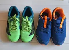 キッズスニーカー 2足セット 22cm PUMA ASICSのサムネイル