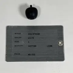 NUMBER (N)INE リンゴ型チャーム S02-NT002B、プレートのサムネイル