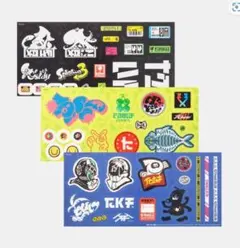 【任天堂 プラチナポイント】スプラトゥーン3 イカすテッカー 3種 新品未使用