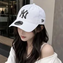 NEW ERA 9FORTY NY ニューエラ スワロフスキー デコ ギャル - メルカリ