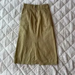 ページボーイ スカート ロング丈 S ハイウエスト 台形 カジュアル 美品