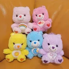 Care Bears　ケアベア　ボールキーチェーンぬいぐるみ　5体セット