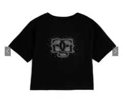 GRLラインストーンロゴTシャツ pm782