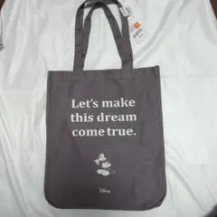 新品タグ付き　香港ディズニーミッキーマウス トートバッグ 　エコバッグ