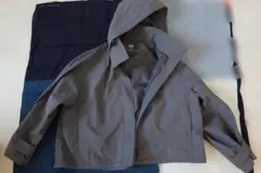 ユニクロ　Wウィンド　Pスタンドブルゾン　XL