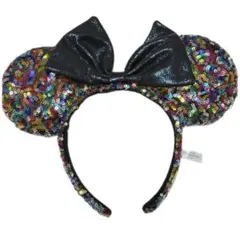 ミニーマウス スパンコールカチューシャ（マルチカラー）