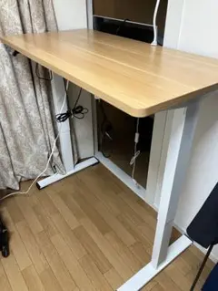 flexispot 電動昇降デスク　美品　メープル天板