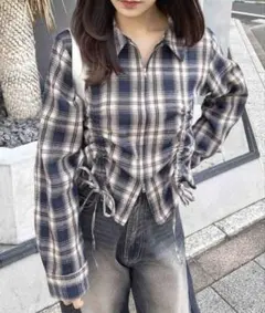 INGNI ダブルジップ シャツ