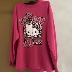 Hello Kitty egg コラボ 長袖シャツ ピンクのサムネイル