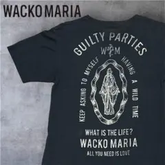 ワコマリア マリア 聖母 Tシャツ マリア バックプリント Tシャツ 白