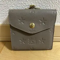【美品】ILBISONTE 型押しがま口財布のサムネイル
