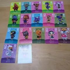 どうぶつの森 amiiboカード 第4弾　ノーマル　17枚セット