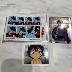 名探偵コナン　赤井秀一　沖矢昴　世良真純　証明写真風プロマイド　ぱしゃこれ