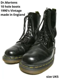 美品！レア！希少 英国製 ドクターマーチン 10ホール おでこ UK3 22cm 2025年最新】ドクターマーチン 英国製 10ホールブーツの人気アイテム