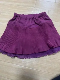 アナスイミニ プリーツスカート風キュロット サイズ100 パープル