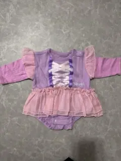 Disney ラプンツェル　フリル付きロンパース